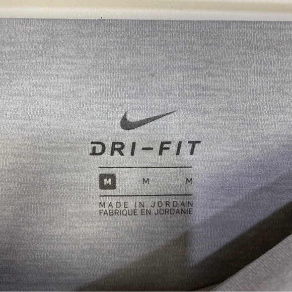 Nike dri fit grey gray leggings workout athletic soft yoga pants - Picture 3 of 3